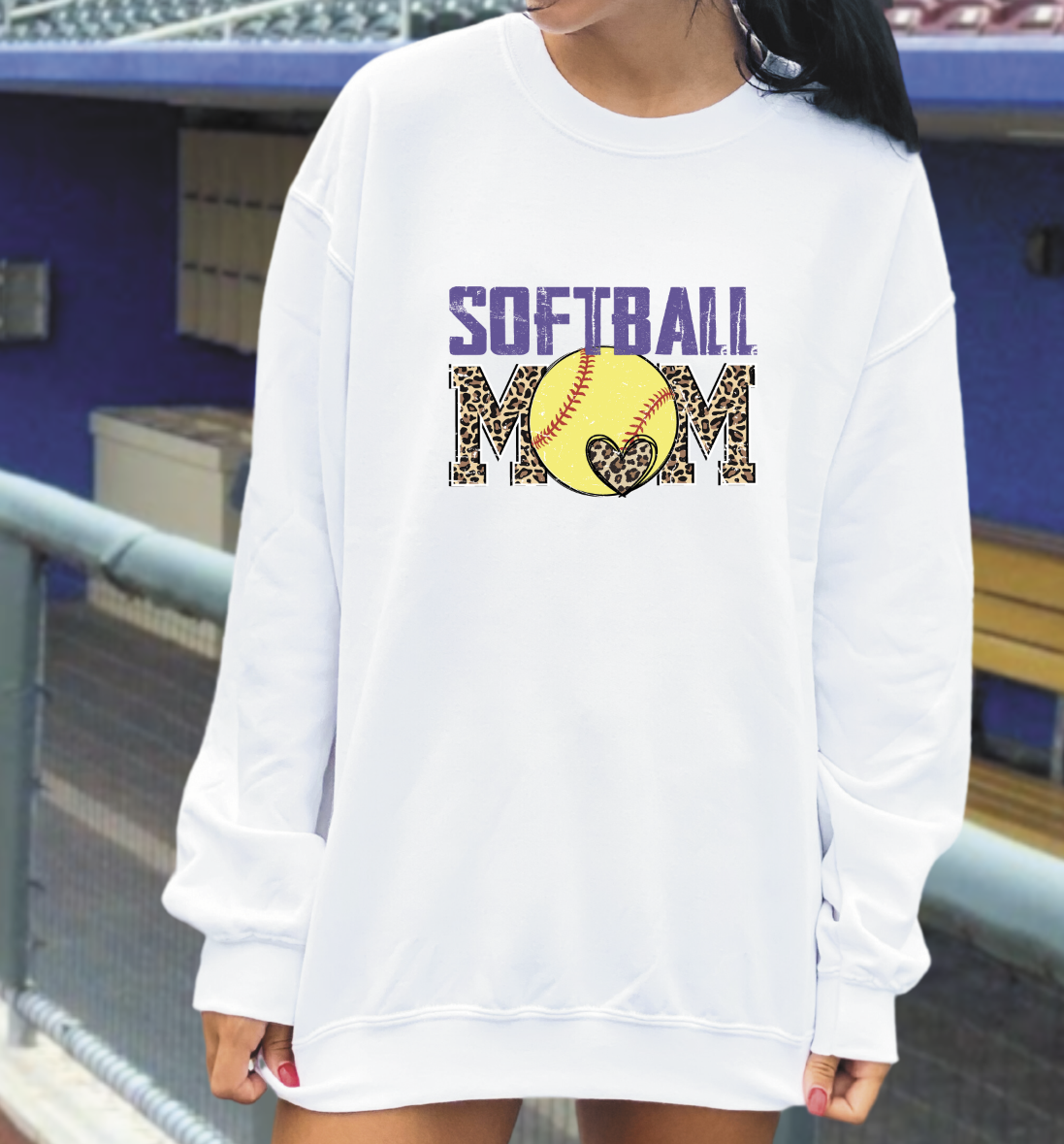 Softball Mom with Cheetah