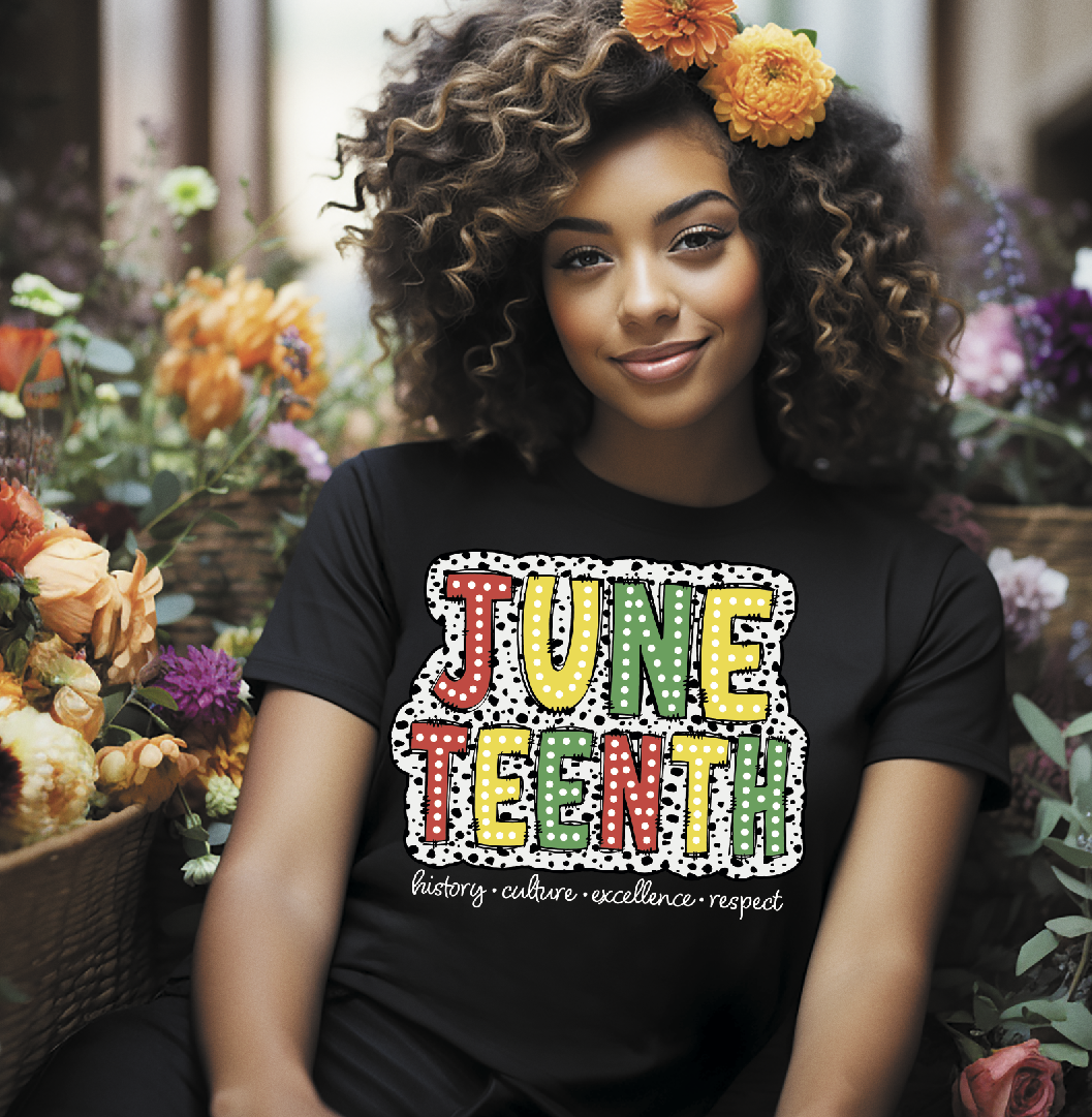 Juneteenth Bubble with dots