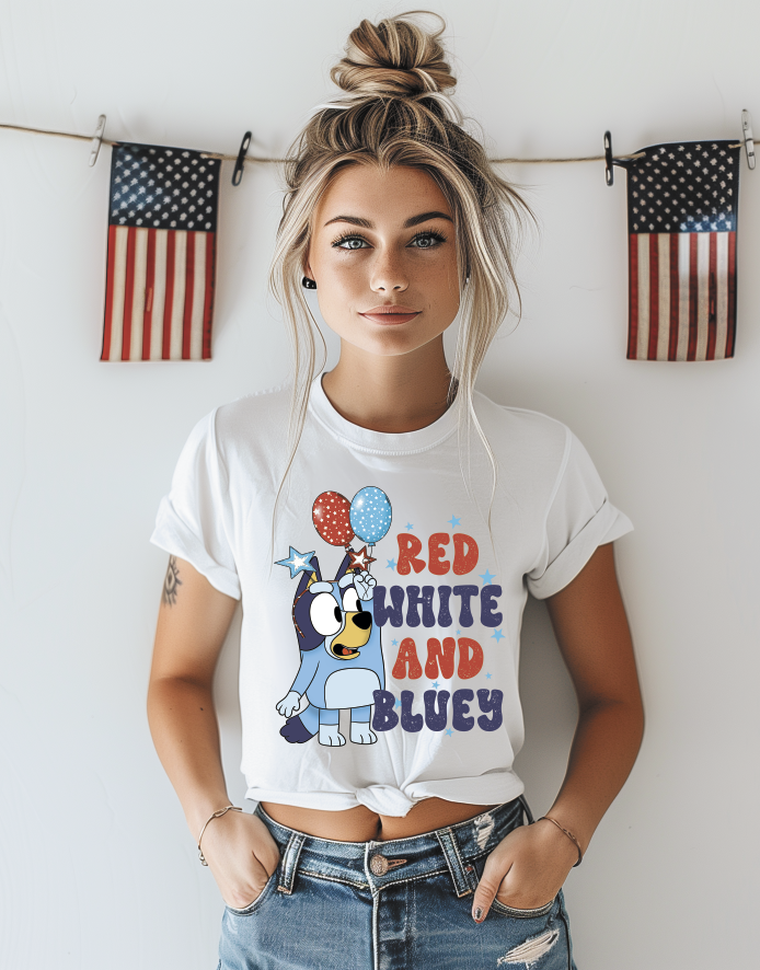 Red White and Bluey