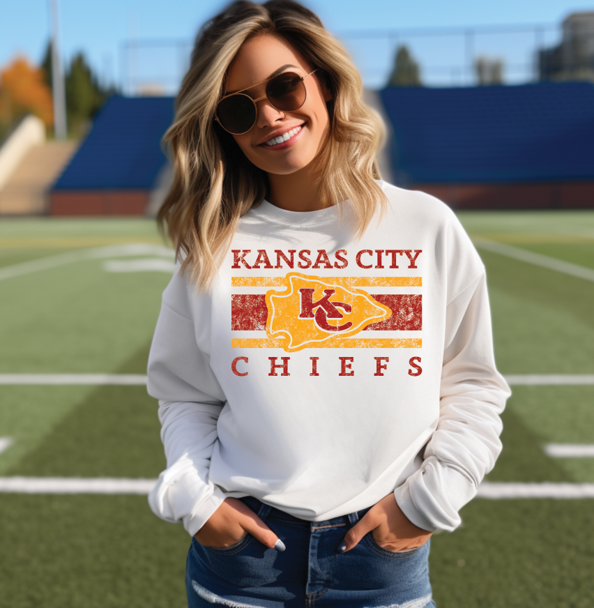Kansas City Chiefs Distressed retro