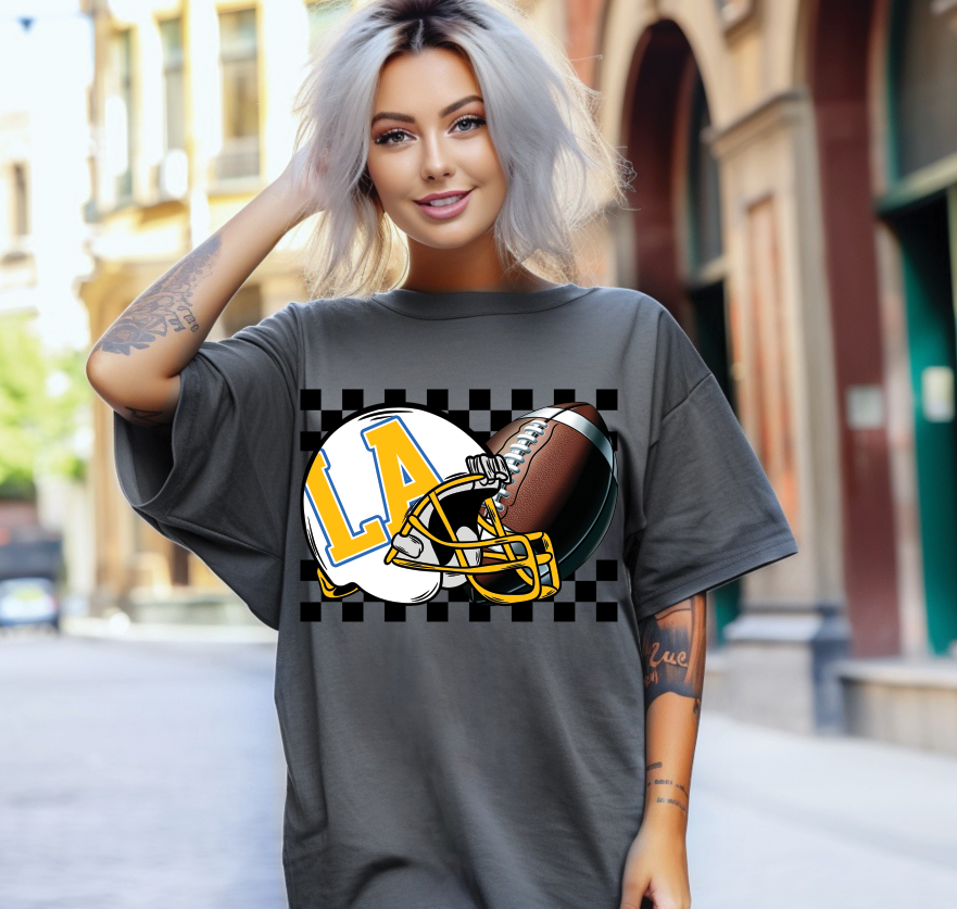 Checkered helmet and football designs (all 32 teams)