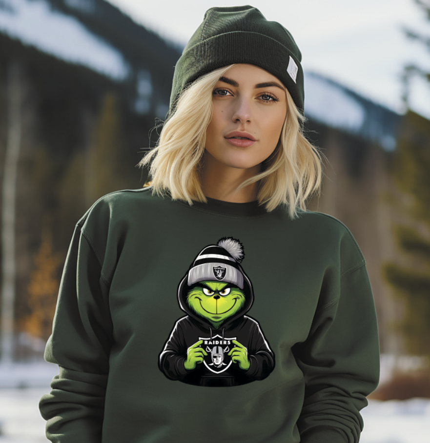 Green Guy wearing team gear