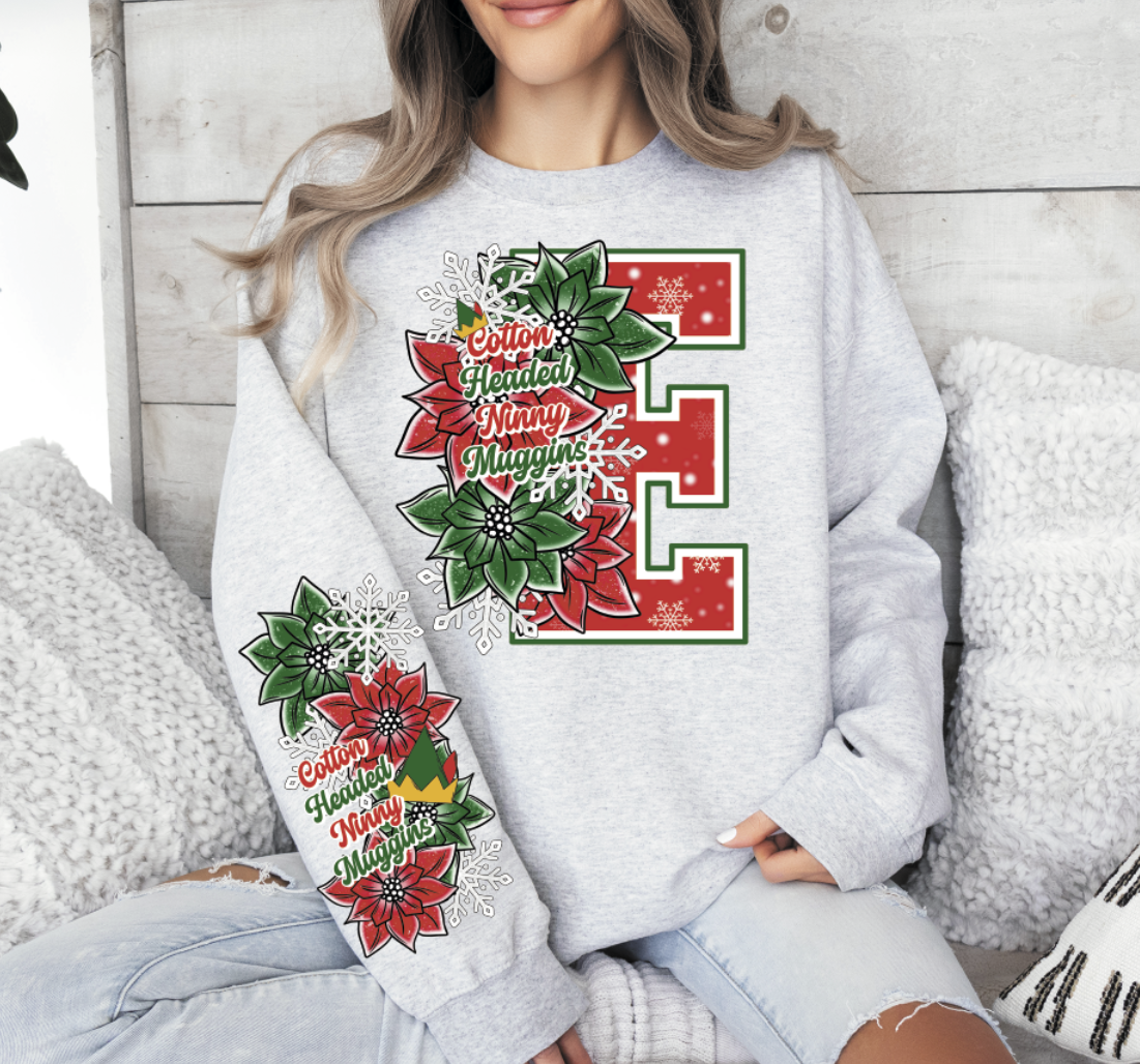 Big E floral with arm sleeve