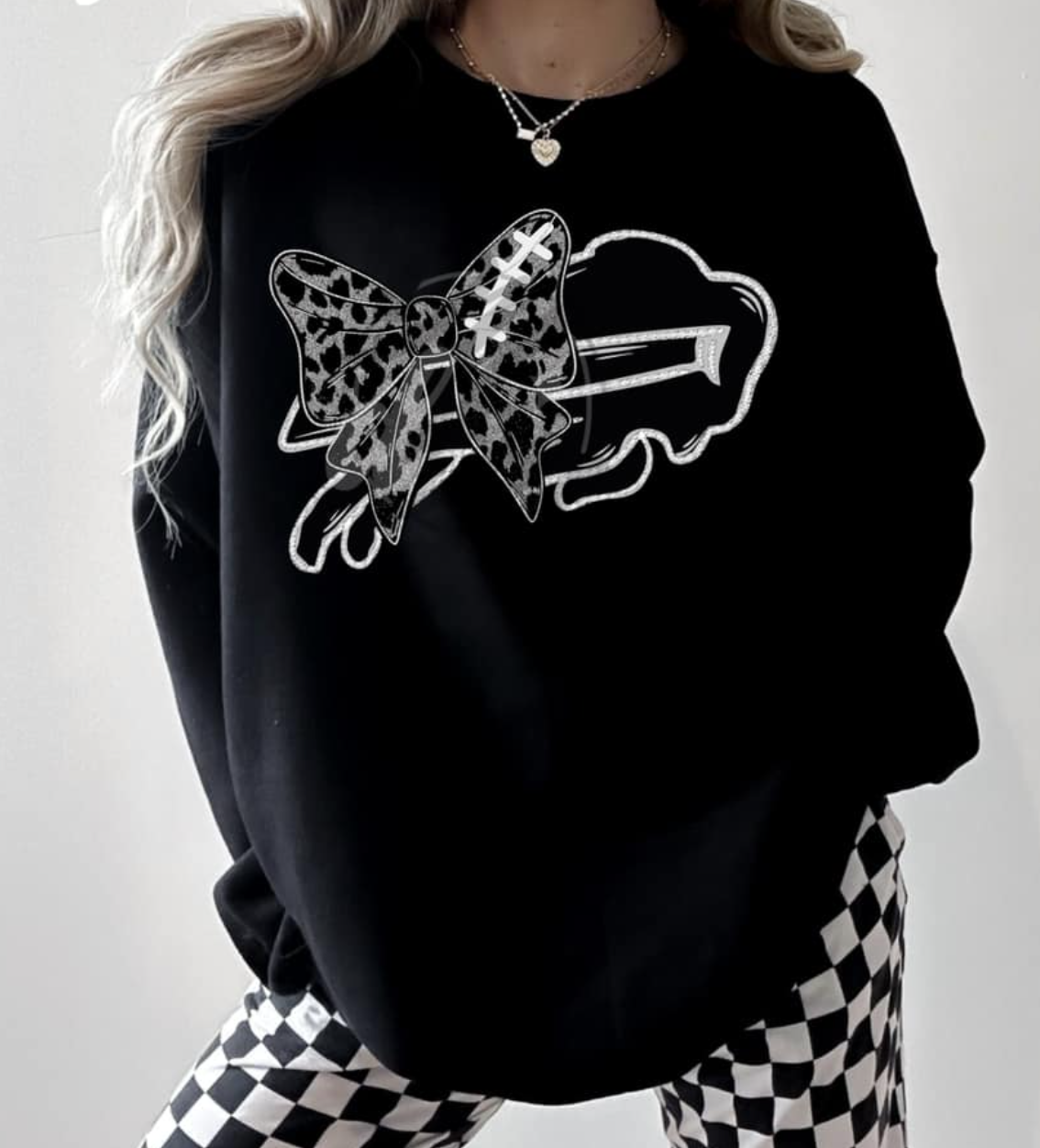 Monochrome logos with bow