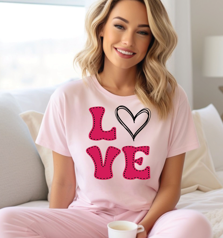 Pink Love with heart