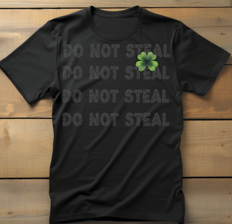 Faux Embroidered Shamrock