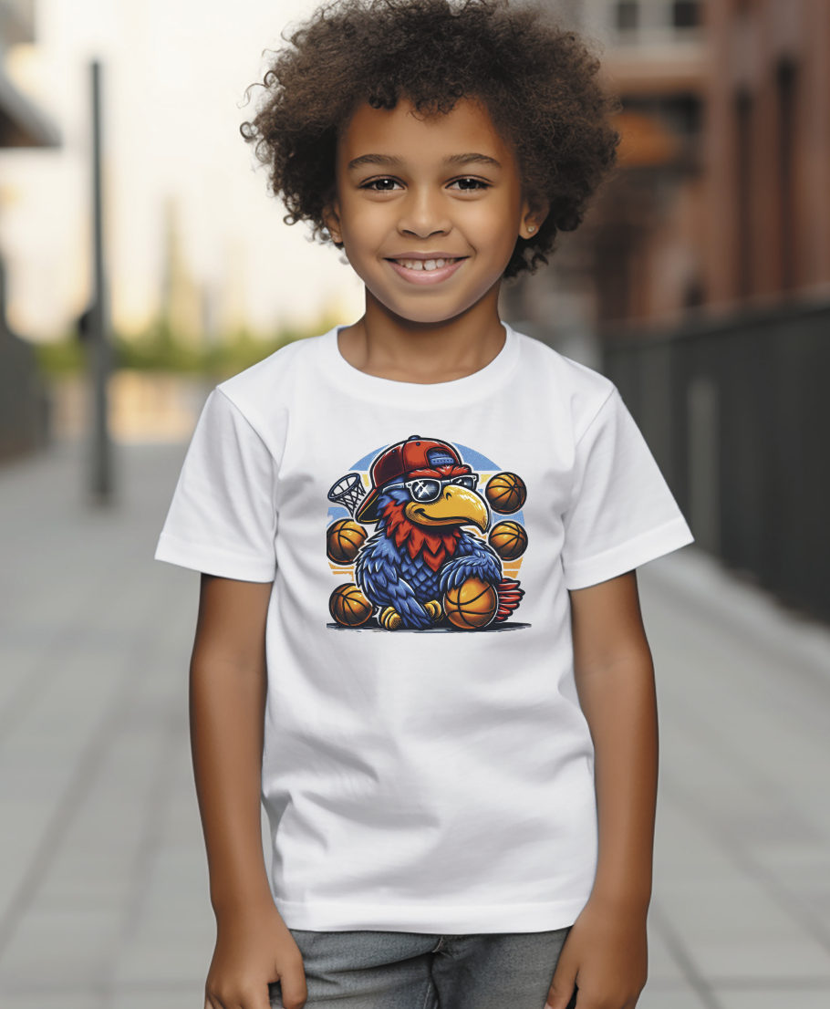 Jayhawk basketball backwards cap