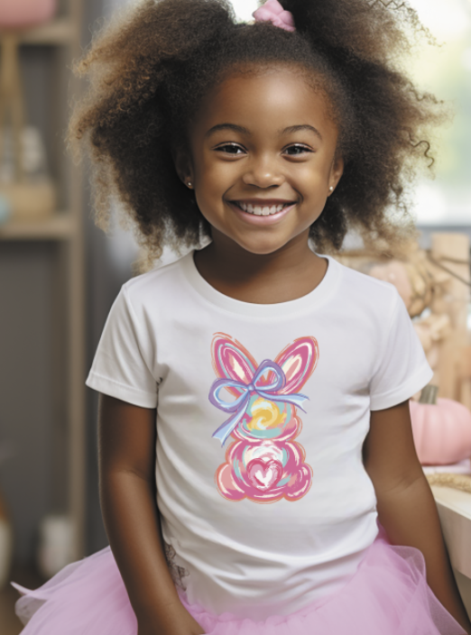 Paint Brush Bunny (boy and girl style)