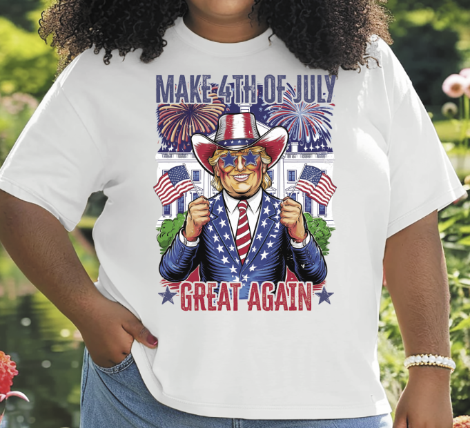 Make 4th Great Again-Cartoonlike Trump