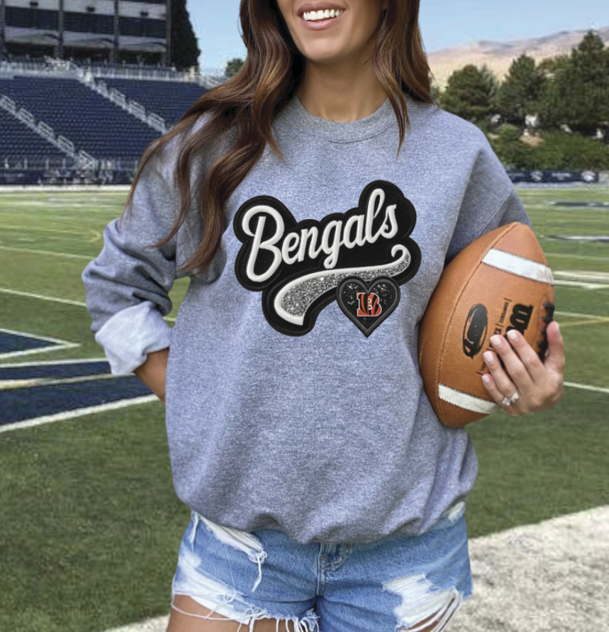 Faux embroidery Patch football