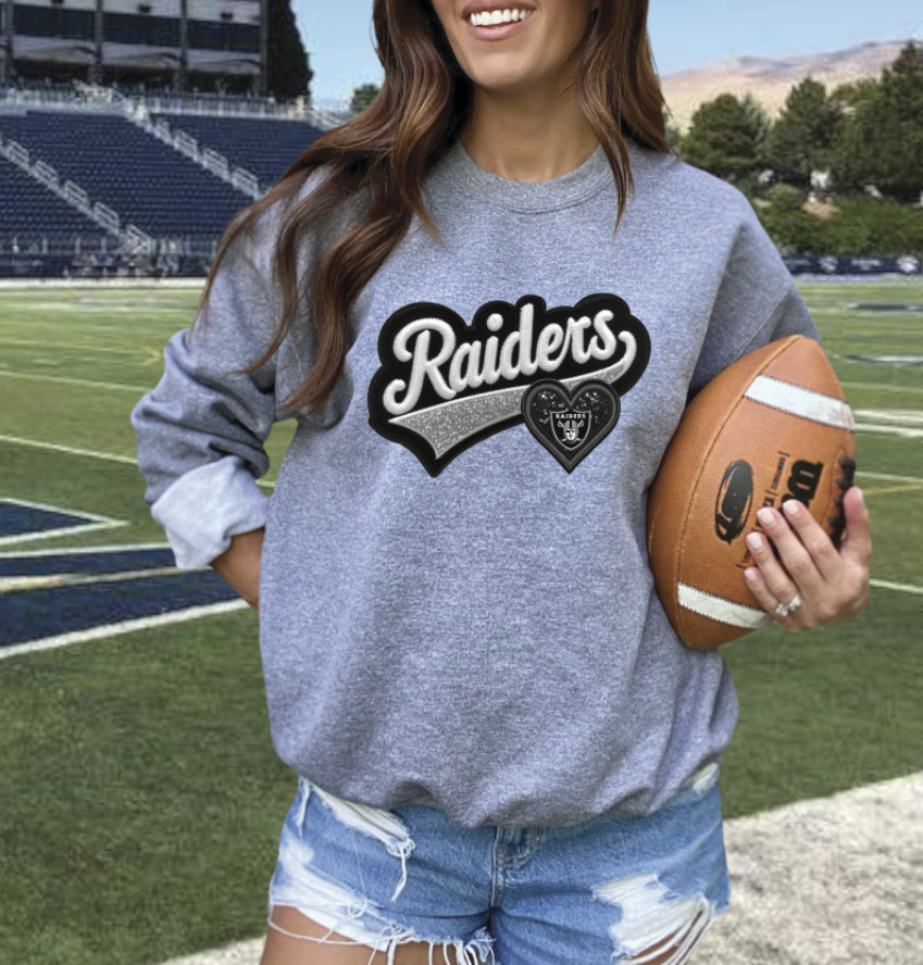 Faux embroidery Patch football