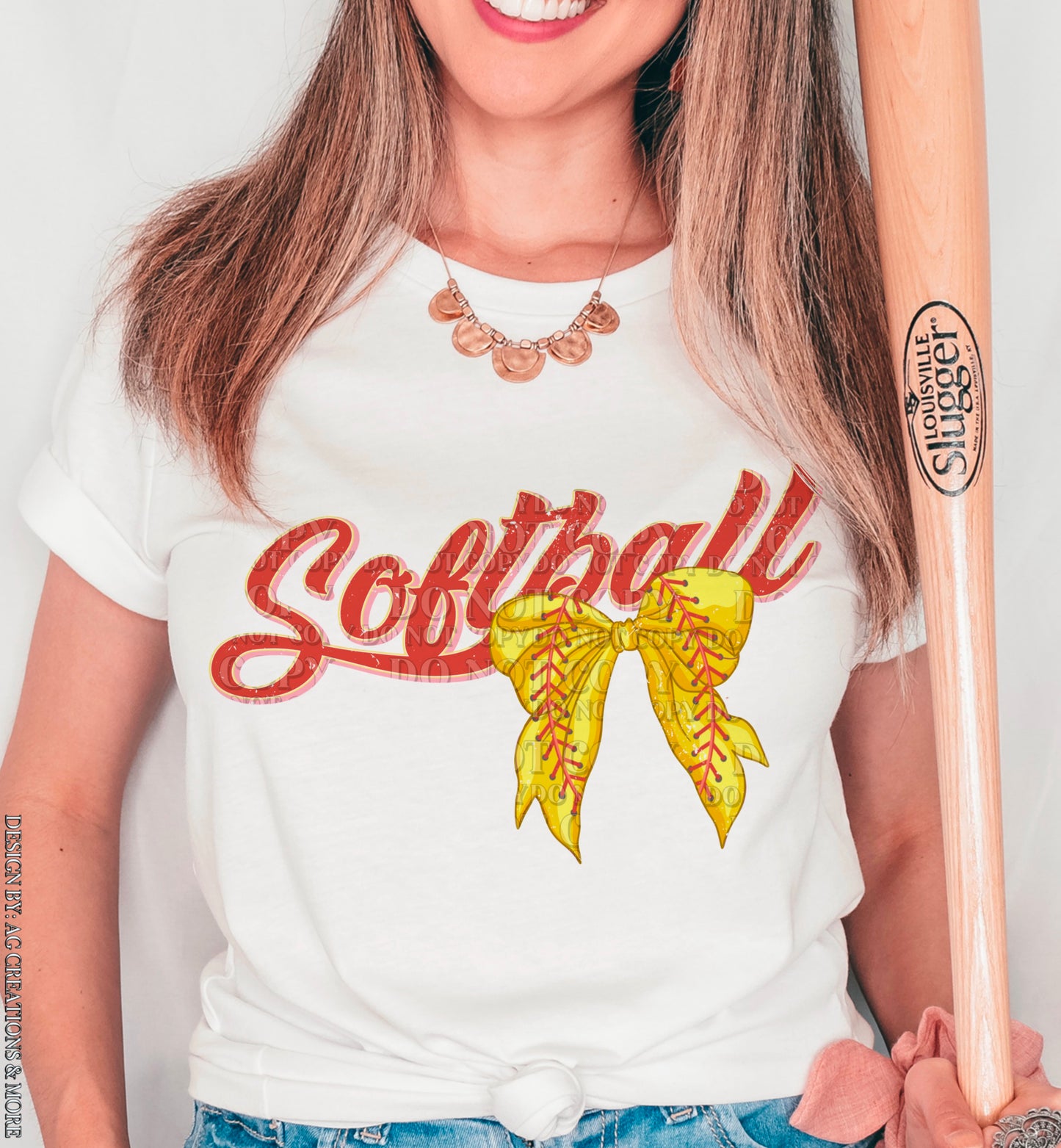 Softball Bow (Coquette)