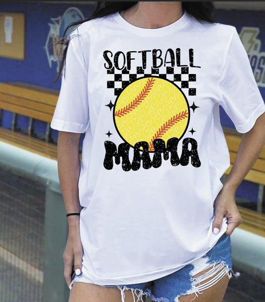Softball Mama Retro-big