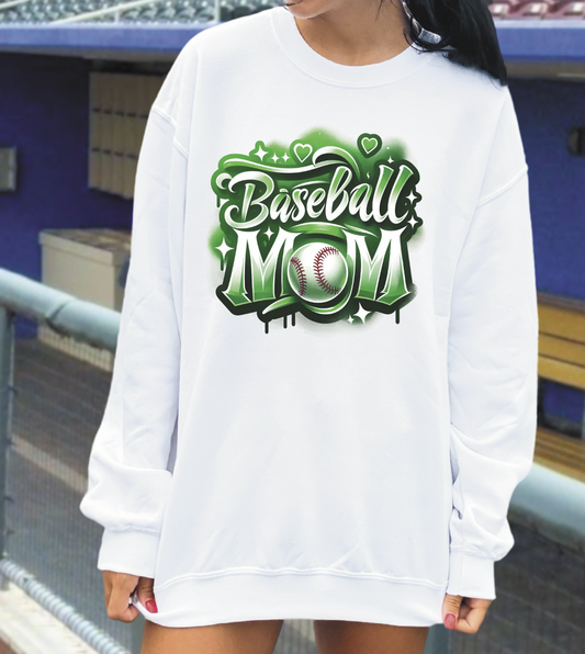 Airbrushed Baseball Mom