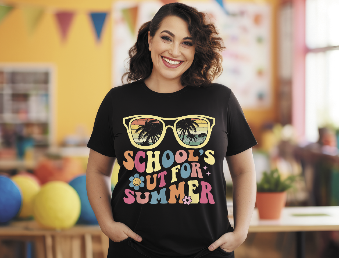 Schools out sunglasses retro vibe