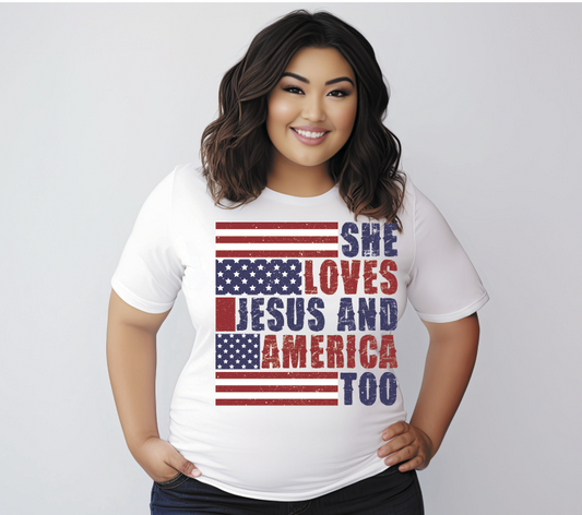 She loves Jesus and America Too