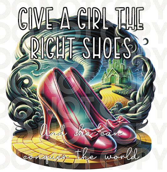 Give a girl the right shoes