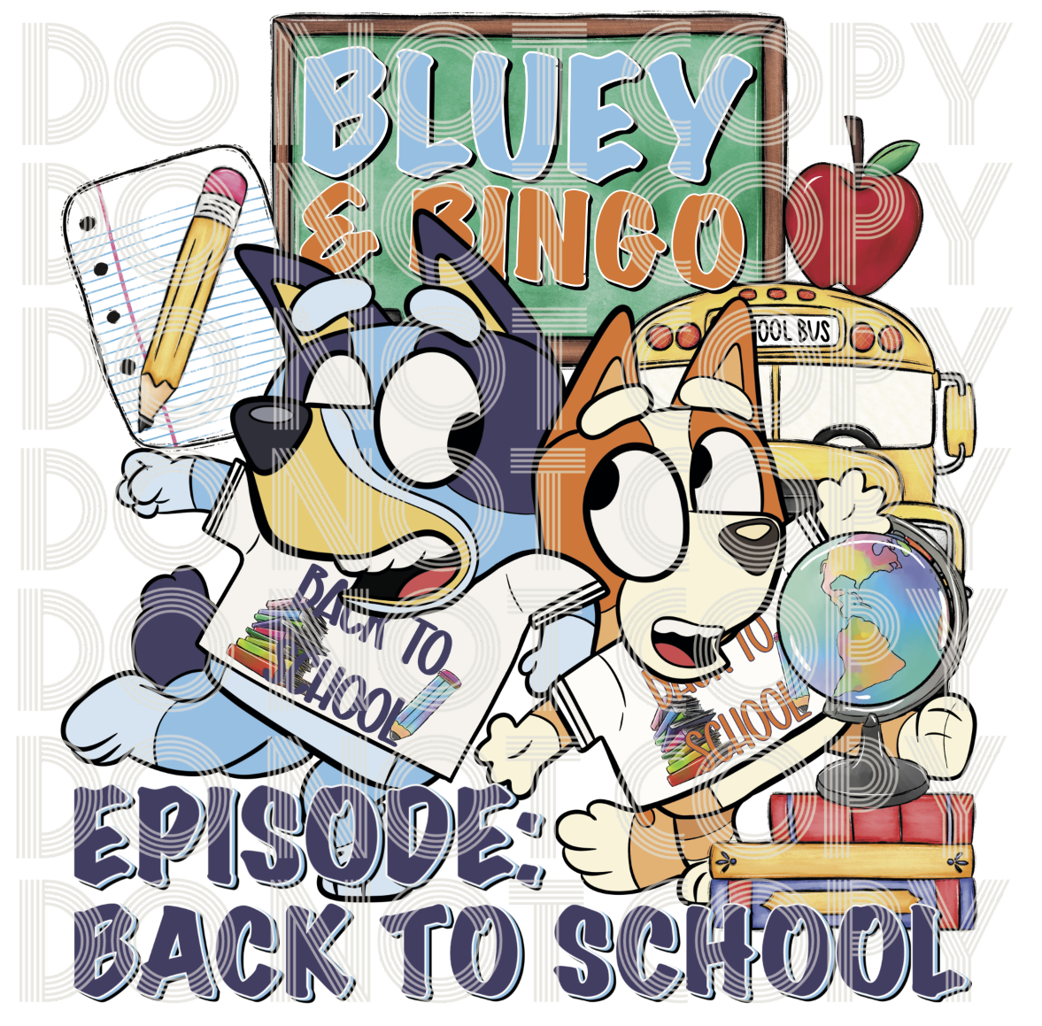 Bluey--Episode:  Back to school