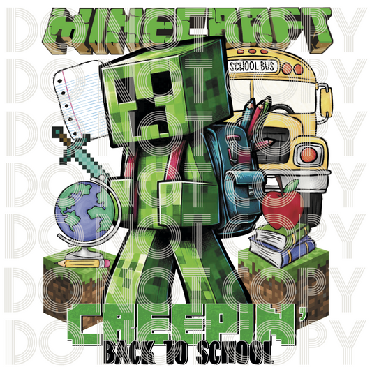 Minecraft back to school