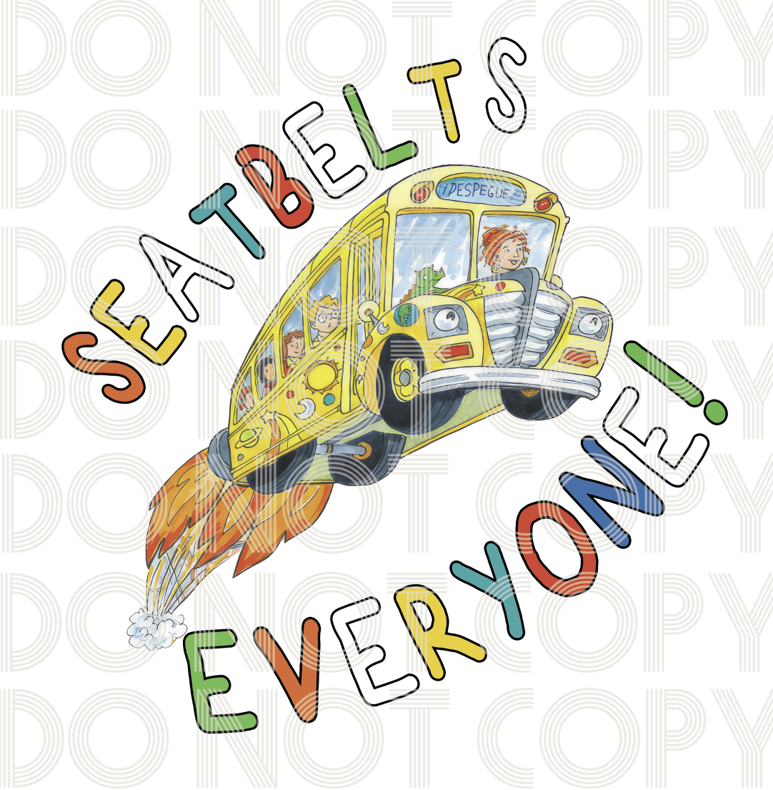 Seatbelts Everyone!  Bus Driver