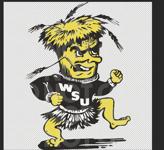 WSU dancing mascot