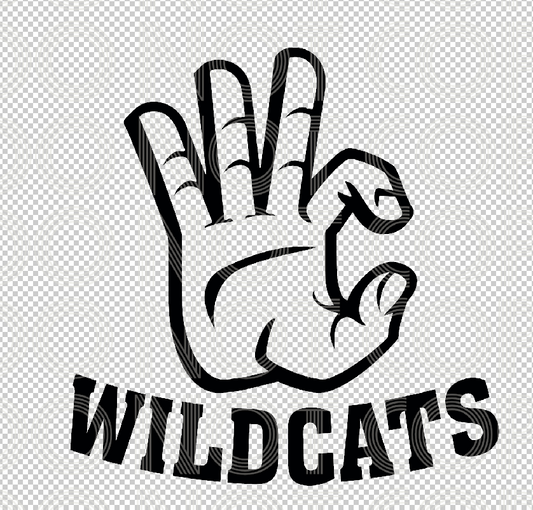 KSU Wildcat hand logo