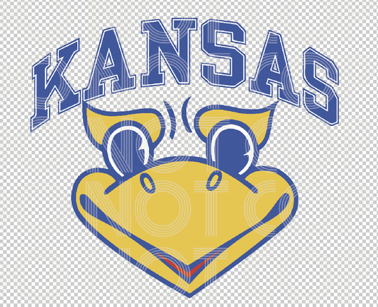 Kansas Jayhawk face