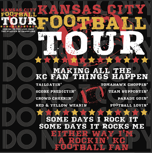 Kansas City Football Tour (front and back)