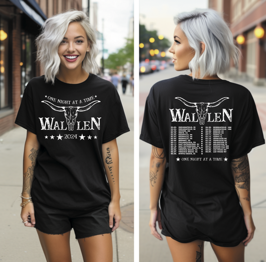 Wallen Tour dates 2024-includes full size front and back