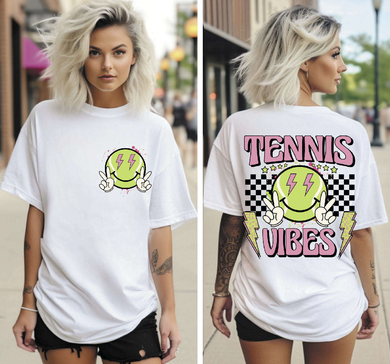 Tennis Vibes inlcudes pocket