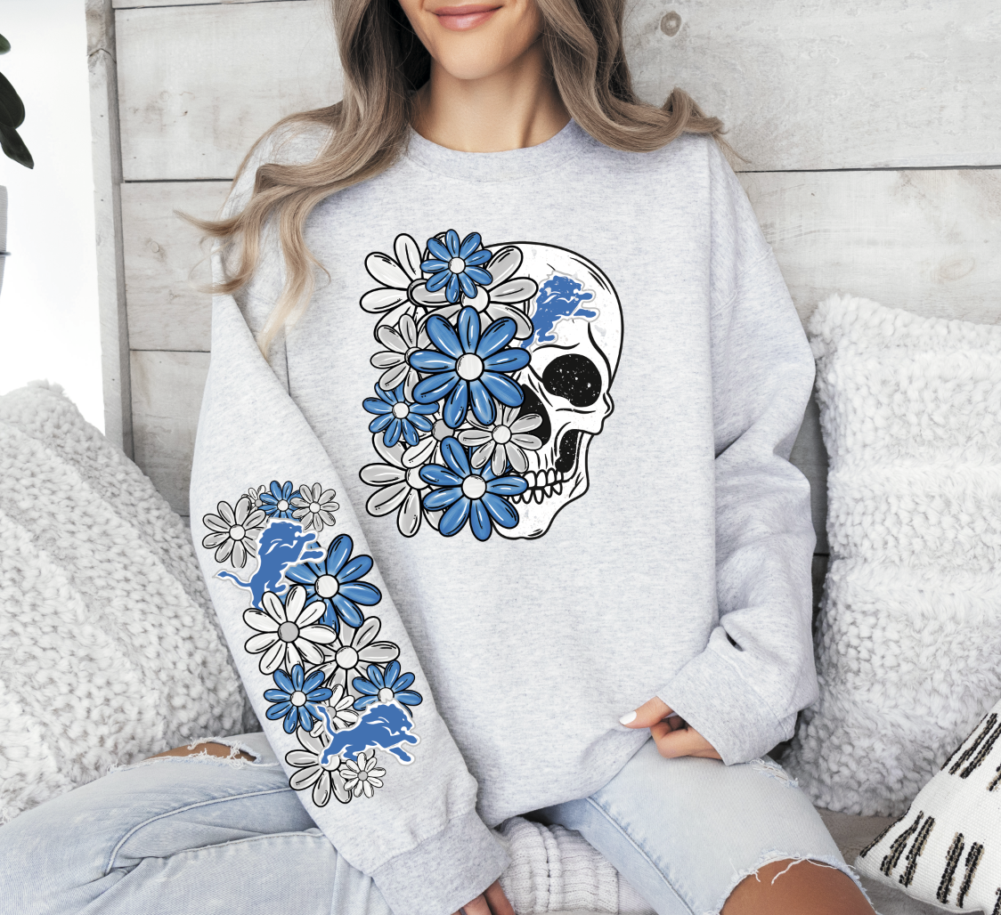 Floral Pro Teams Skull (sleeve sold separately)