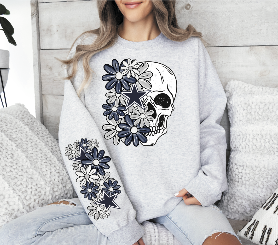 Floral Pro Teams Skull (sleeve sold separately)