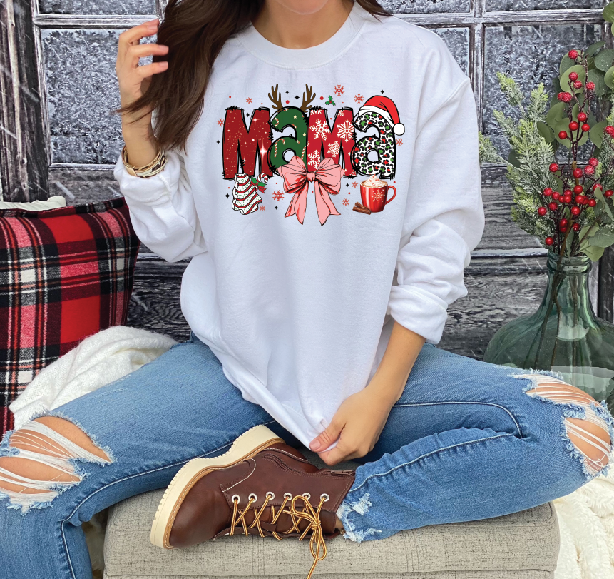 Mama-Christmas and bows version (coquette)