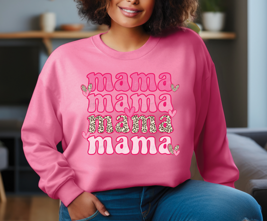 Mama repeat with leopard