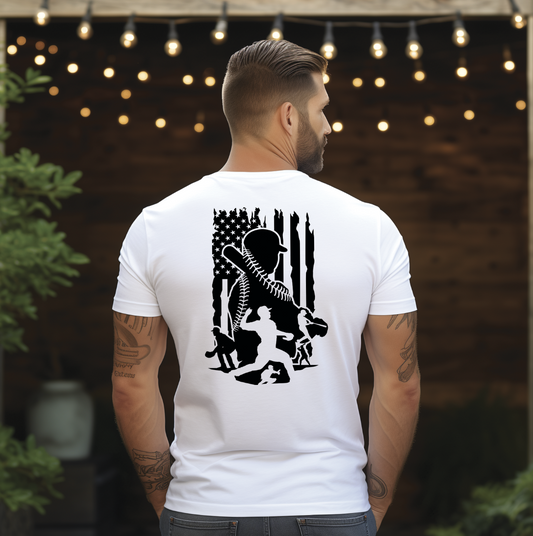 Flag-vertical, baseball, baseball player