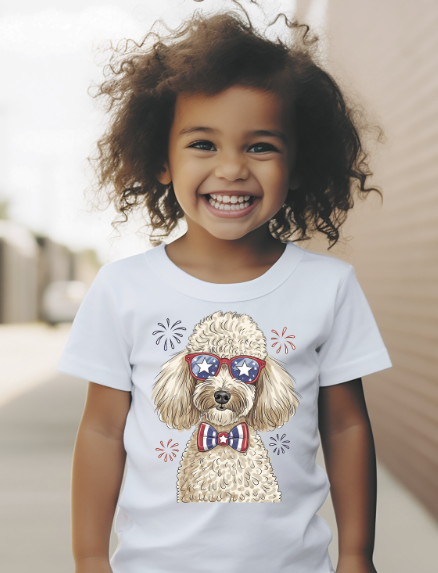 4th of July Poodle