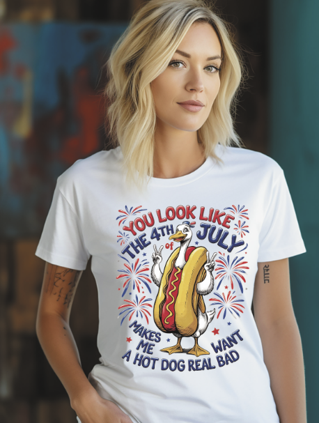 Look like the 4th-hot dog real bad-goose