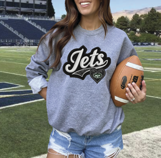 Faux embroidery Patch football