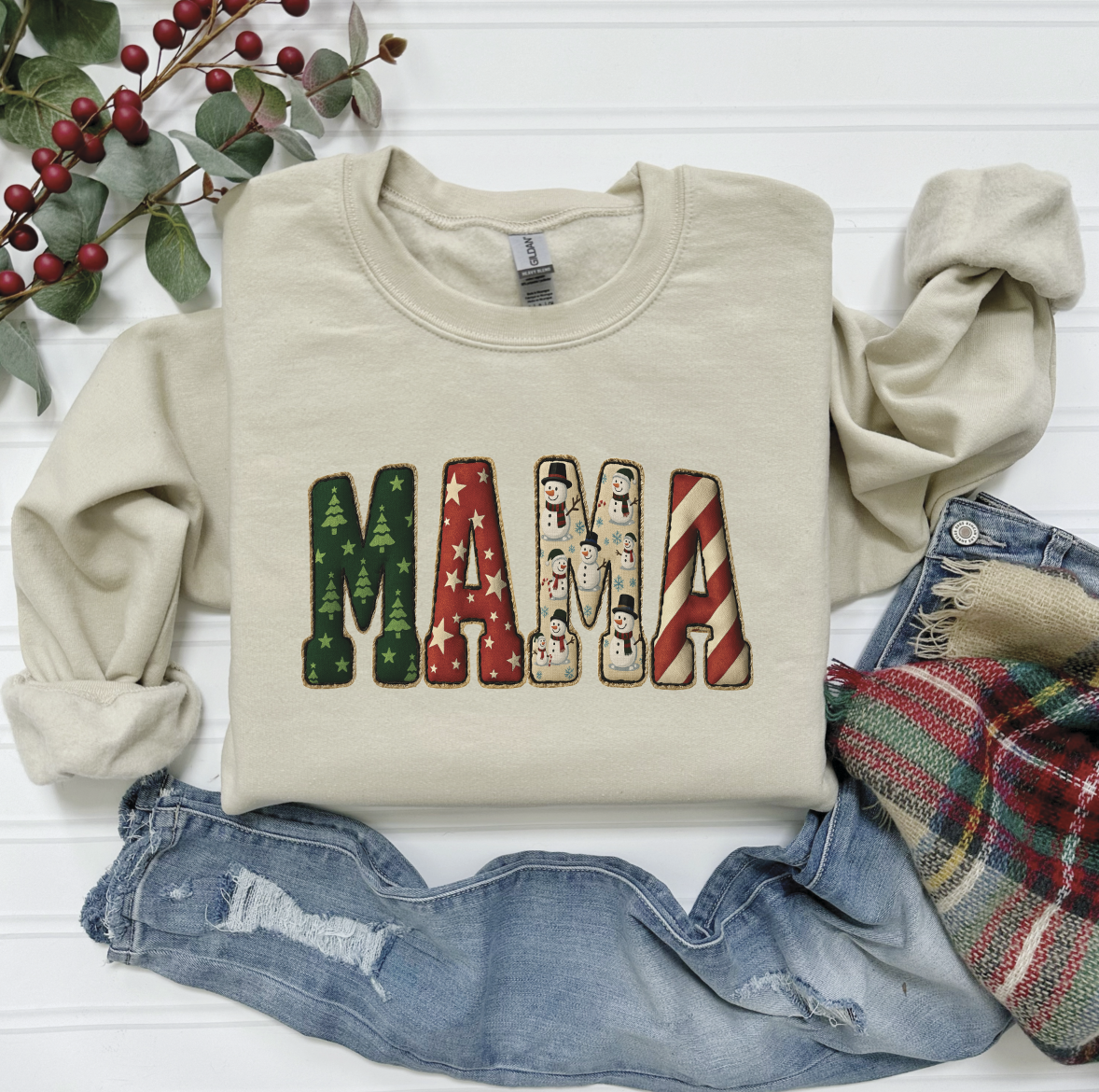 Christmas Mama and Mini Patchwork