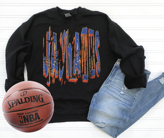 Kansas Jayhawks distressed